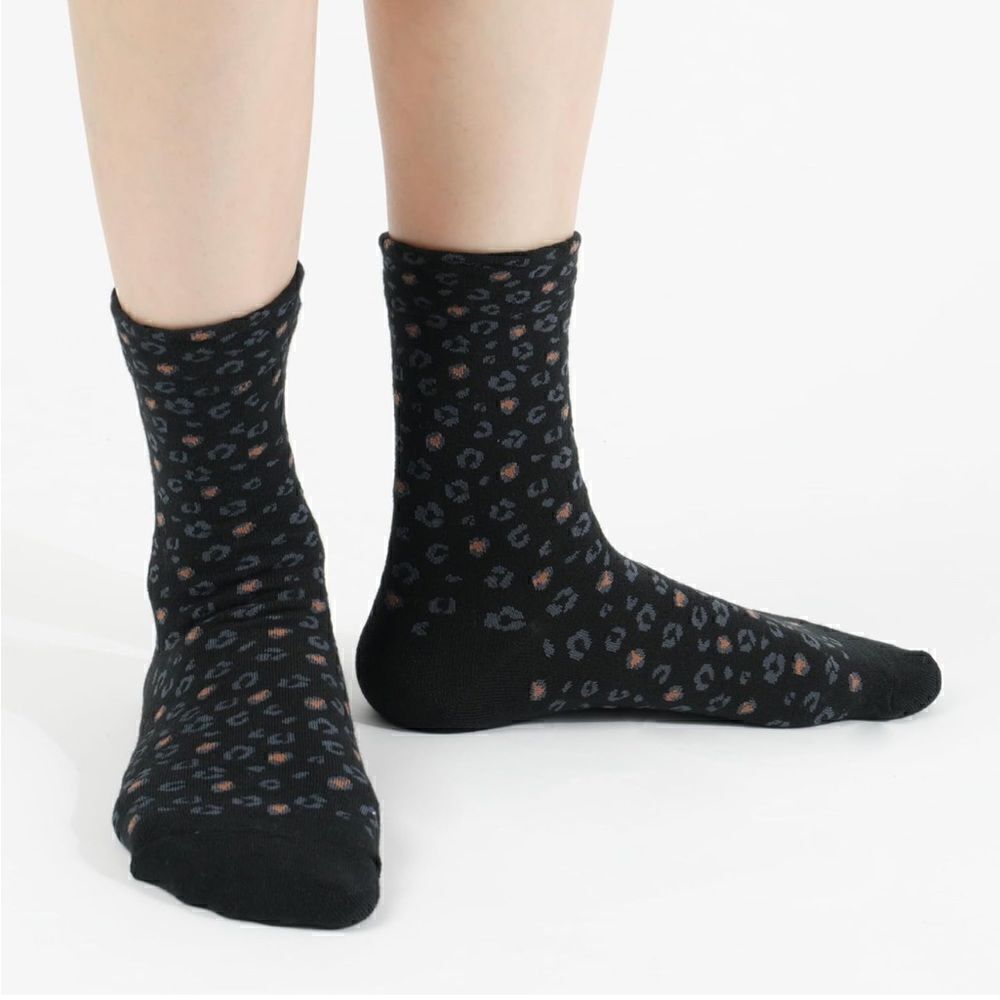 Cheetah Print Sock Set - Picture 6 of 7